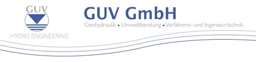 Logo GUV Gesellschaft für Geohydraulik, Umweltberatung, Verfahrens- und Ingenieurtechnik mbH